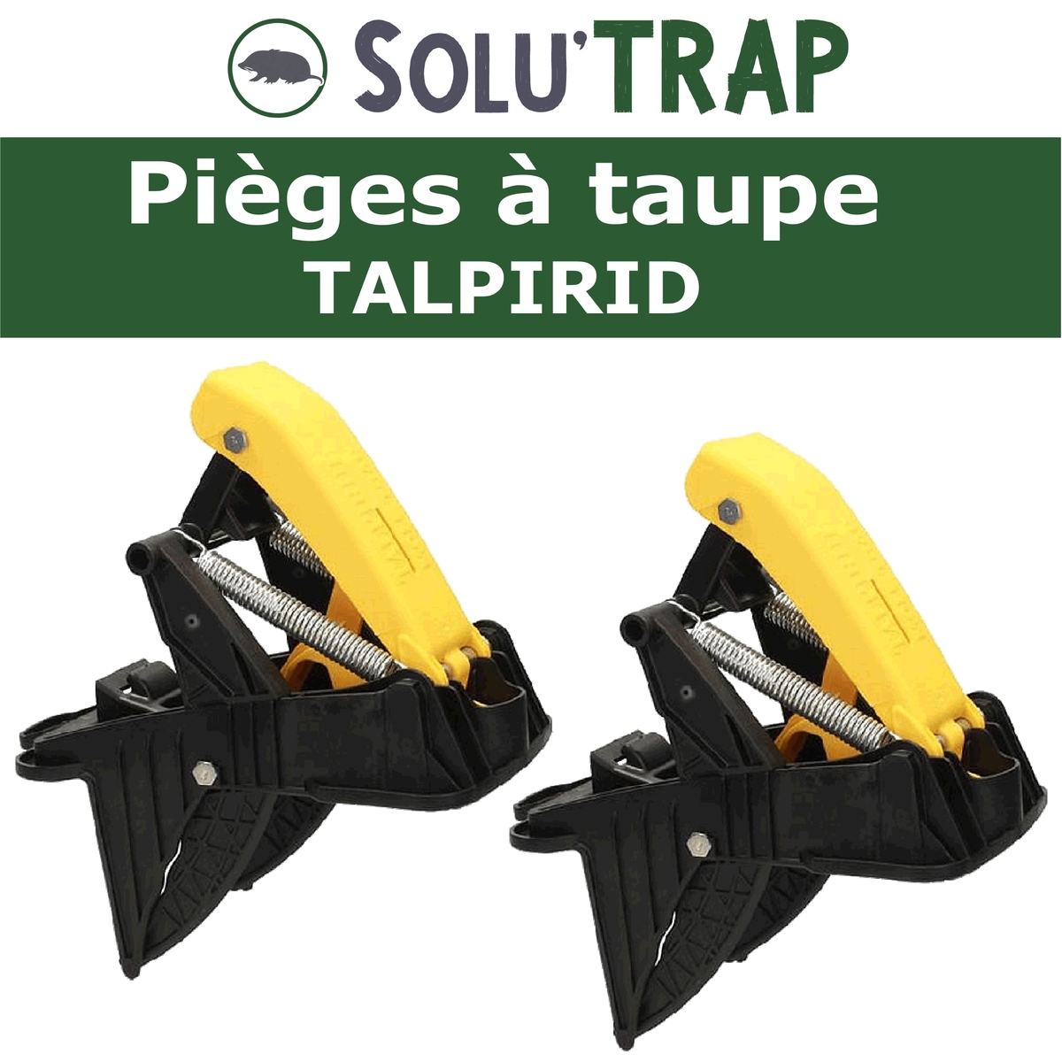 Piège à taupe Talpirid - Lot de 2