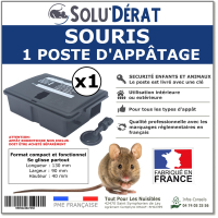 Poste souris minio à l'unité - label