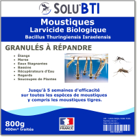 moustique solubti larvicide anti moustiques et tigre 400g