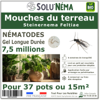 Nématodes (SF) Solunema pour Les mouches du terreaux 7,5 millions SF