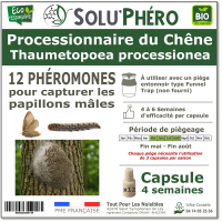 Soluphero - Phéromone processionnaire chêne par 12