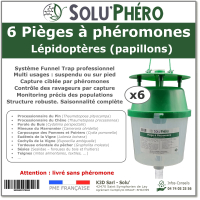 SOLU’PHÉRO - Lot de 6 pièges à phéromones