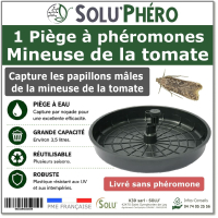 1 Piège à phéromones Water Trap pour la mineuse de la tomate