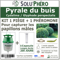 Soluphéro - Phéromone pyrale 200 + 1 piège Funnel trap