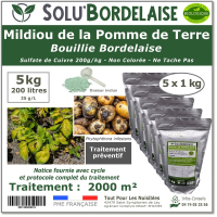 Bouillie Bordelaise Non Colorée – Cultures Potagères, Pomme de Terre 5kg