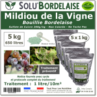 SOLU'BORDELAISE Mildiou de la vigne 5kg