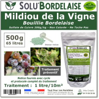 SOLU'BORDELAISE Mildiou de la vigne 500g