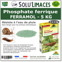 Phosphate ferrrique ferrramol, Solu'Limaces - 5kg