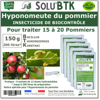 150 g - SoluBtk, Hyponomeute du Pommier