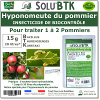 15 g - SoluBtk, Hyponomeute du Pommier