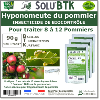 90 g - SoluBtk, Hyponomeute du Pommier