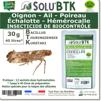 SOLU'BTK La teigne des alliacées 30g