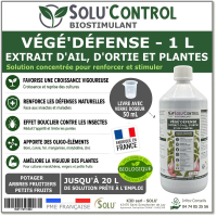 Solu'control Végé'Defense - Biostimulant 1l