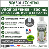 Solu'control Végé'Defense - Biostimulant 500ml