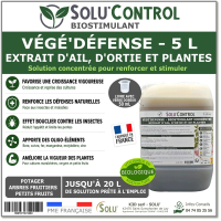 Solu'control Végé'Defense - Biostimulant 5l