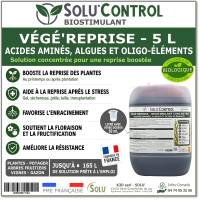 Solu'control Végé'Reprise - Biostimulant 5L