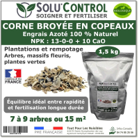 1,5 kg de Corne Broyée