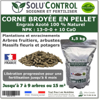 1,5 kg de Corne Broyée