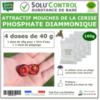 Phosphate Diammonique, appât naturel contre la mouche de la cerise, SOLU'CONTROL - 160g