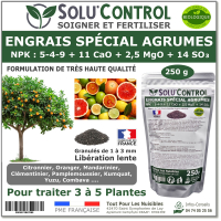 Engrais Agrumes SOLU'CONTROL - 250g