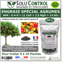 Engrais Agrumes SOLU'CONTROL - 500g