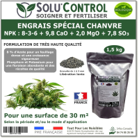 Engrais Chanvre SOLU'CONTROL - 1,5kg