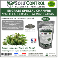 Engrais Chanvre SOLU'CONTROL - 250g