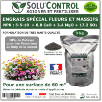 Engrais fleurs et massifs SOLU'CONTROL - 3kg