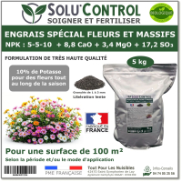Engrais fleurs et massifs SOLU'CONTROL - 5kg