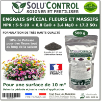 Engrais fleurs et massifs SOLU'CONTROL - 500g