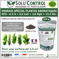 Engrais Plantes aromatiques SOLU'CONTROL - 250g