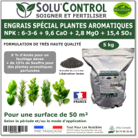 Engrais Plantes aromatiques SOLU'CONTROL - 5kg