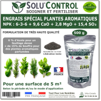 Engrais Plantes aromatiques SOLU'CONTROL - 500g