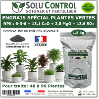 Engrais plantes vertes SOLU'CONTROL - 1500g