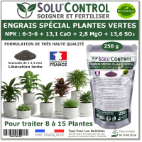 Engrais plantes vertes SOLU'CONTROL - 250g
