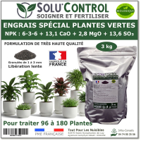 Engrais plantes vertes SOLU'CONTROL - 3kg