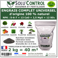 Engrais Complet Universel SOLU'CONTROL - 2kg