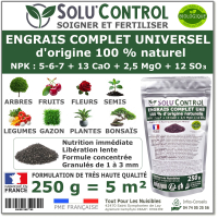 Engrais Complet Universel SOLU'CONTROL - 250g
