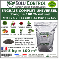 Engrais Complet Universel SOLU'CONTROL - 5kg