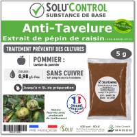 Extrait pépin de raisin Anti-Tavelure - Sachet de 5g - SOLU'CONTROL