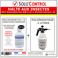 Halte aux insecte + pulvérisateur 2L