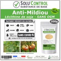 Lécithine de soja Anti-Mildiou - Sachet de 200g - SOLU'CONTROL
