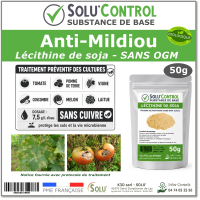 Lécithine de soja Anti-Mildiou - Sachet de 50g - SOLU'CONTROL g
