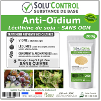 Lécithine de soja Anti-Oïdium - Sachet de 200g - SOLU'CONTROL