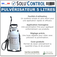 Solu'Control Pulvérisateur 5 litres