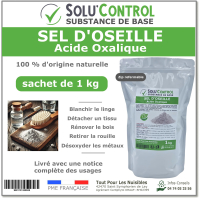 Sel d'oseille 1 kg Acide Oxalique 100% Naturel