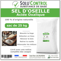 Sel d'oseille 25 kg - Label