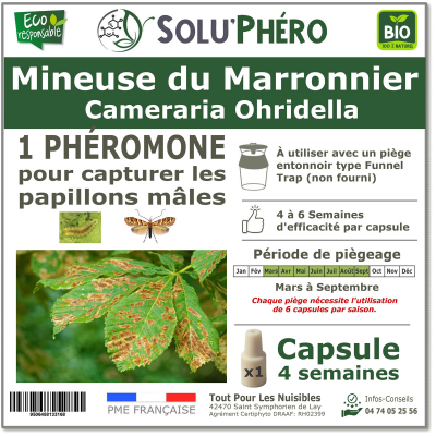 Soluphero - Phéromone mineuse marronnier par 1