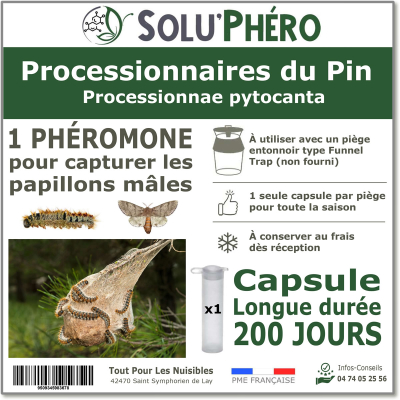 Soluphero - Phéromone processionnaire pin 200 jours par 1