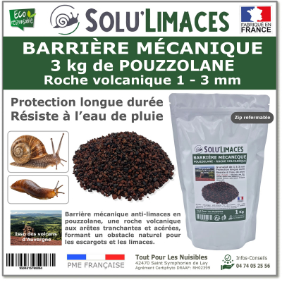 Pouzzolane SOLU'LIMACES - 3kg